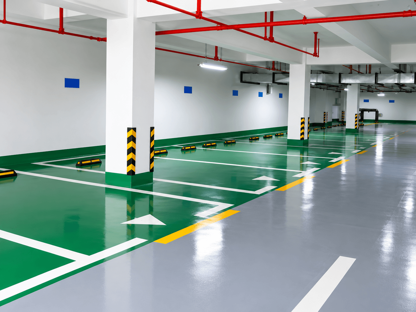 Parking coating